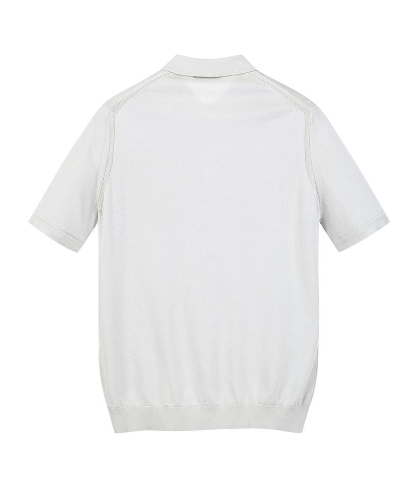 Jilseutyueoteunyuyogmaen Silk Blend Collar Knit - Light Gray (Jnsw6B301G1)