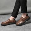 FashionShoes For Men Slip On Fashion Casual Male Loafers Men Genuine Leather Fashion Designer Office Work Designer Dress Shoes Men