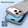Роскошный полупрозрачный матовый магнитный чехол для телефона для iPhone 17 Pro Max 17Air 17Pro Magsafe Беспроводная зарядка Защита от падения Защитный чехол