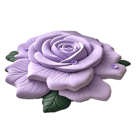 Диатомовая земля коврик для ванной 3D рисунок пиона Быстросохнущий коврик для пола Нескользящая основа Ванная комната