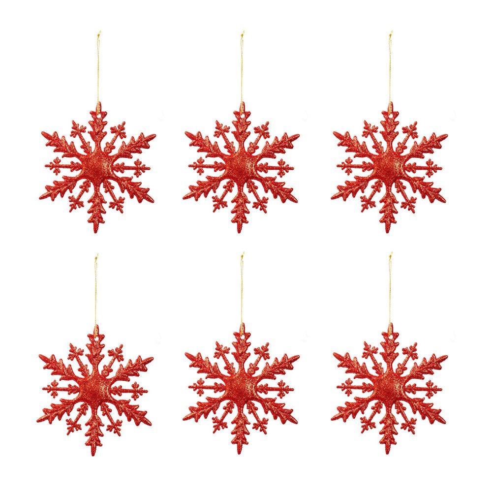 6PCS Long-Lasting Christmas Tree Pendant Lightweight Xmas Decoration Holiday Season