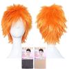 Uta noPrince-sama Tatsuya Hinata StarrySky Naoji Higa BLEACH Shinigami Ichigo Kurosaki Cosplay Wig Short Heat Resistant Orange Gold & White M
