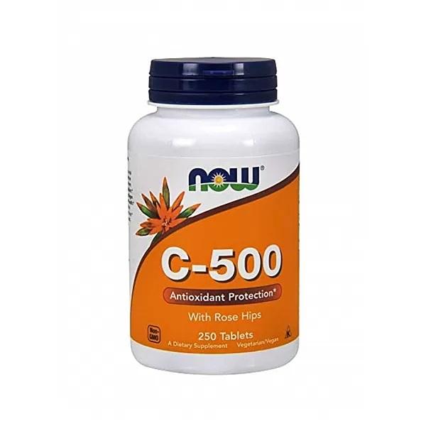Now Foods - Vitamin C-500  With Rose Hips
