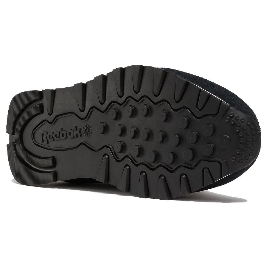 Reebok Классические кожаные черные кроссовки Steely Fog Unisex Core-Black Cherry 100032774