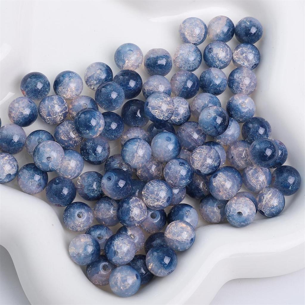 8/10 мм 20-30 шт./пакет Стеклянные бусины DIY Браслет Ожерелье Серьги Ювелирные изделия Аксессуары