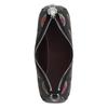 COACH Teri 24 Heart Bolt Print Zip Closure Coated Canvas Underarm Bag Handle Crossbody Shoulder Bag Medium Women's Black
