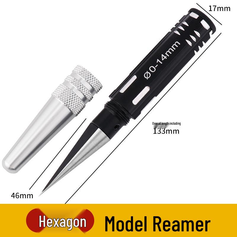 Car Shell Hole Opener 0-14mm: DIY Reamer Tool for Model Aeromodels & Woodworking