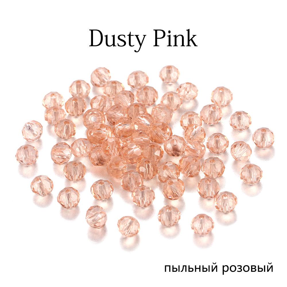 70-300 шт. 3/4/6/8 мм полупрозрачные чешские хрустальные стеклянные бусины граненые красочные бусины-разделители для DIY браслетов принадлежности для изготовления ювелирных изделий