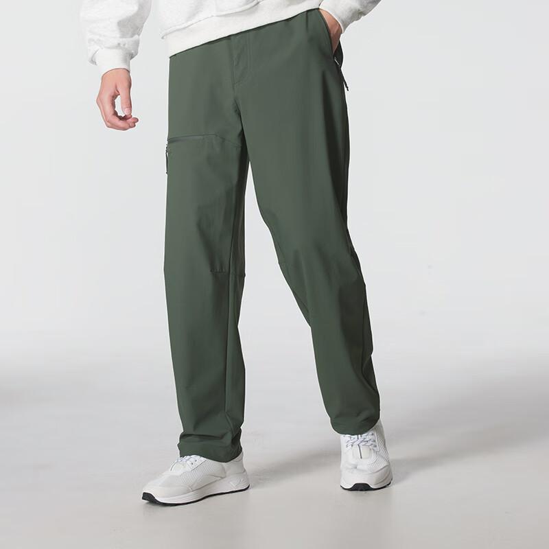 Skechers Удобные Универсальные Модные Повседневные Брюки Мужские Низ Ivy-Green P325M018-03LU