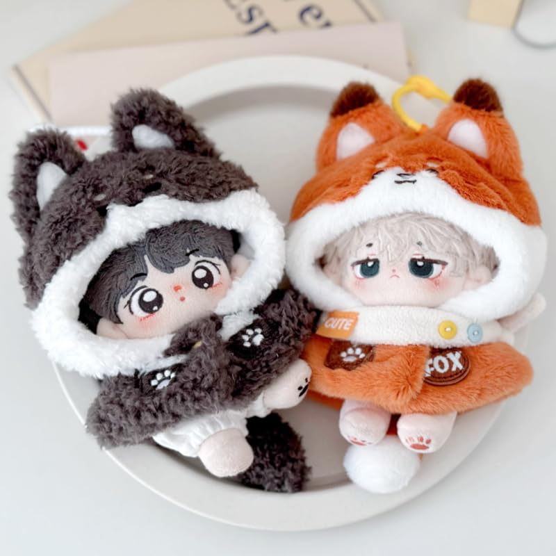 Fluffy Animal Kigurumi Fox Plush Kigurumi Otaku Doll Kpopdoll Costume (10cm) Costume, Clothes, Accessories, Activities, Mascot, [Used]