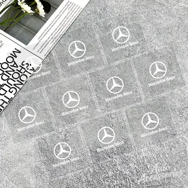 5/10pc Car Interior DIY Decorative Sticker Creative Emblem Badge Decal For Mercedes Benz W205 C300 W203 W108 W126 W168 W169 W176 QQ77