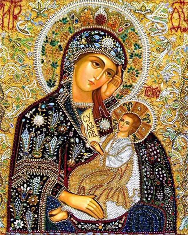 Diamond Painting New Jesus Pictures Of Rhinestones 5D DIY Diamond Embroidery Sale Religious Figures Mosaic Home Decor