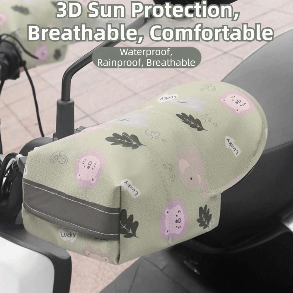 Waterproof Electric Vehicle Grip Muffs Breathable Scooter Sunshade Cover Electric Vehicle