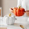 Ceramic Pumpkin Pot with Lid, Oven Baking Pan, Kitchen, Halloween Party, Festival Decoration, Soup Salad, Cereal Bowl