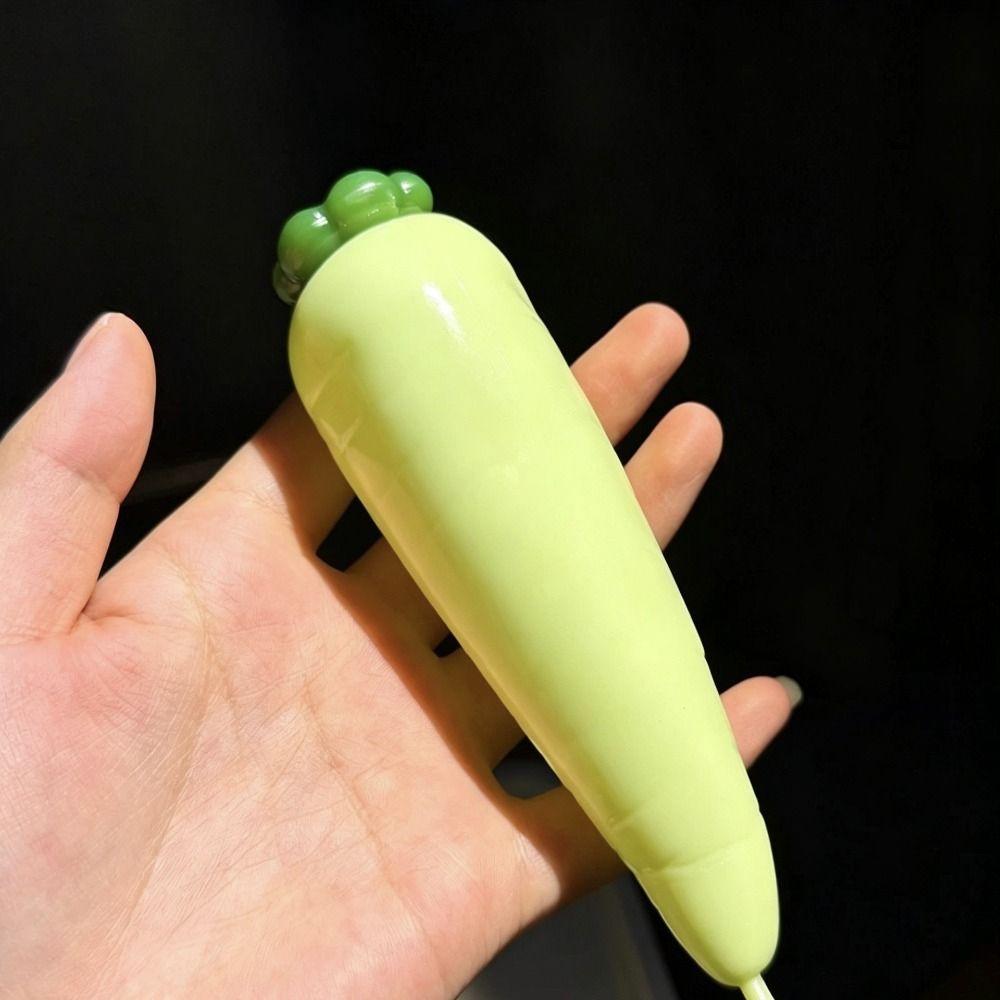 Moldable Carrot Squishy Toy Stretchable Fidget Sensory Ball Coconut Oil Squeeze Children Gifts