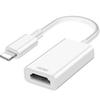 Новая версия без блока питания BOIOT iPhone HDMI-кабель-конвертер Lightning HDMI-адаптер iPhone HDMI-конвертер 1080P Большой экран Нет