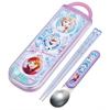 Children's Lunch Box Chopsticks Spoon Set Sliding Type Antibacterial Kids Made In Japan Disney Frozen 25 Girls CCA1AG