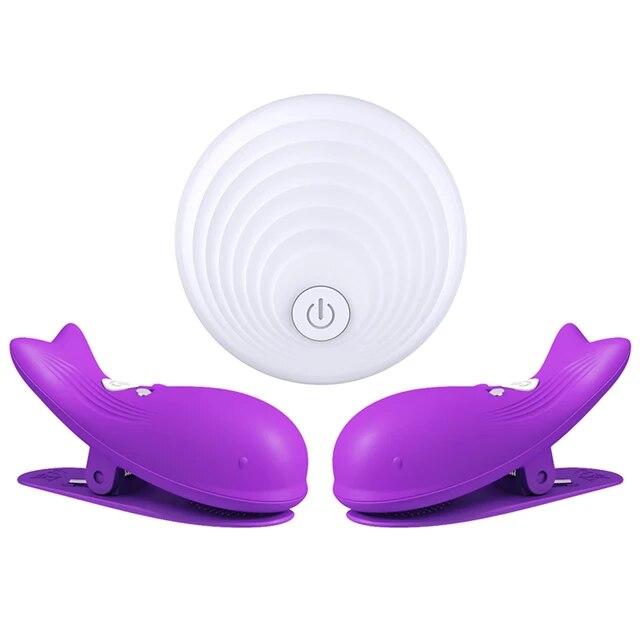 Электрический зажим для сосков, массаж груди, женская мастурбация, стимуляция клитора, игры для взрослых, эротические аксессуары, секс-игрушки для женщин, пара