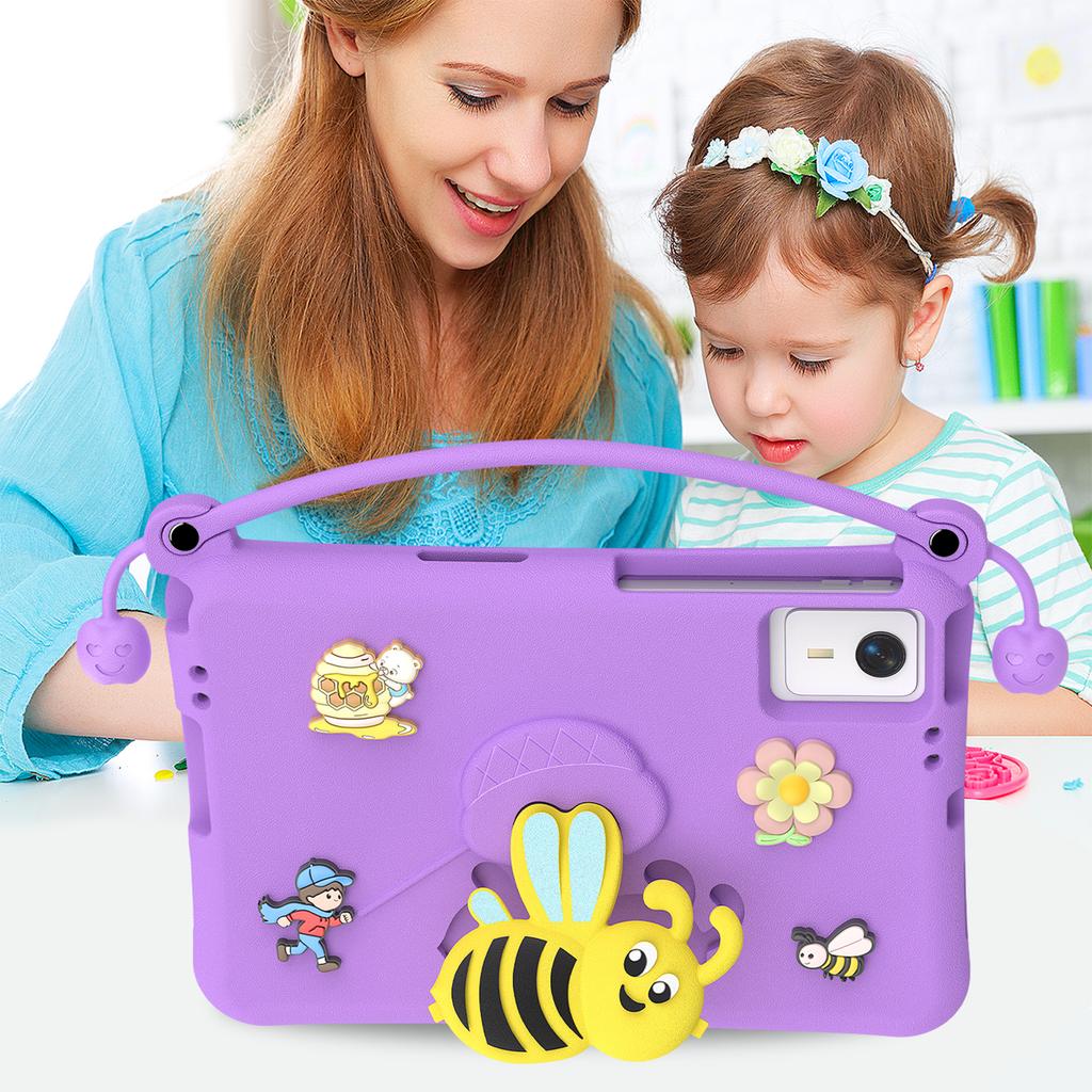 Shockproof Tablet Case with Stand and Handle, Washable EVA Foam Kids-Friendly Protective Cover Fits for , , , 11-inch