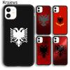 Krajews Албания Албанцы Флаг мягкий чехол для телефона для iPhone 17 Air 16 15 14 plus 12 13 pro max coque Fundas