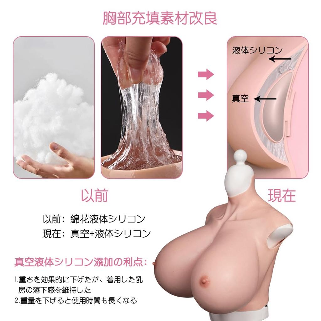 Трансвестизм Силиконовый бюст Чашка M Чашка Z Огромная силиконовая грудь Бюст Женственный 2024 Премиум-издание Мягкий на ощупь Повышенный комфорт Улучшенный наполнитель