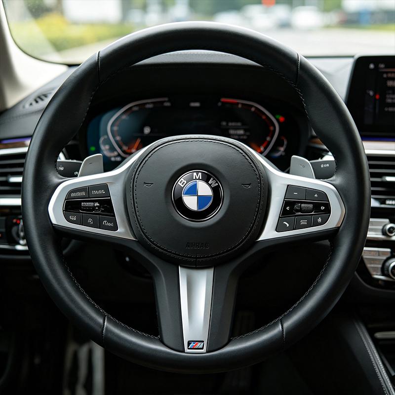 1 шт. Автомобильный Стикер-Украшение Логотип Значок на Руль для BMW E46 E39 E90 E60 E36 F30 F10 E34 E30 F20 E92 M3 M4 M5 X5 X6