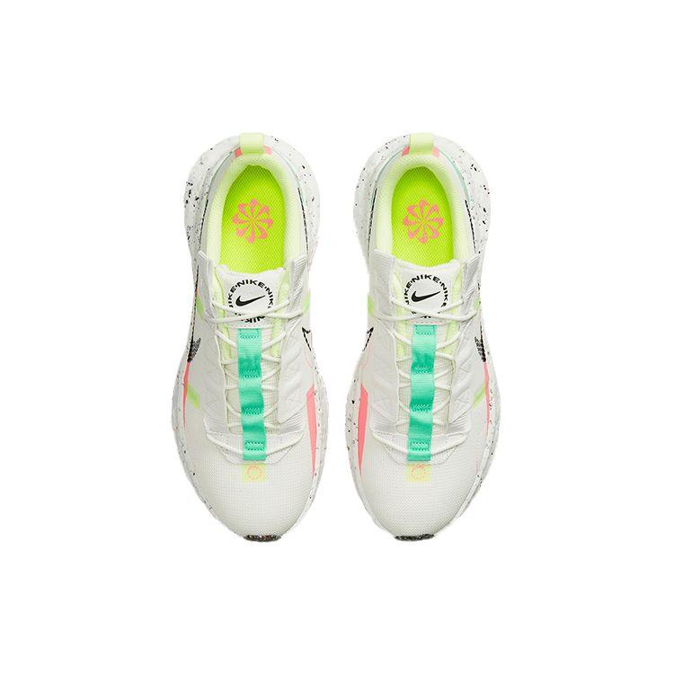 Nike Белые женские кроссовки Crater Impact Summit Black Green-Glow Sunset CW2386-101