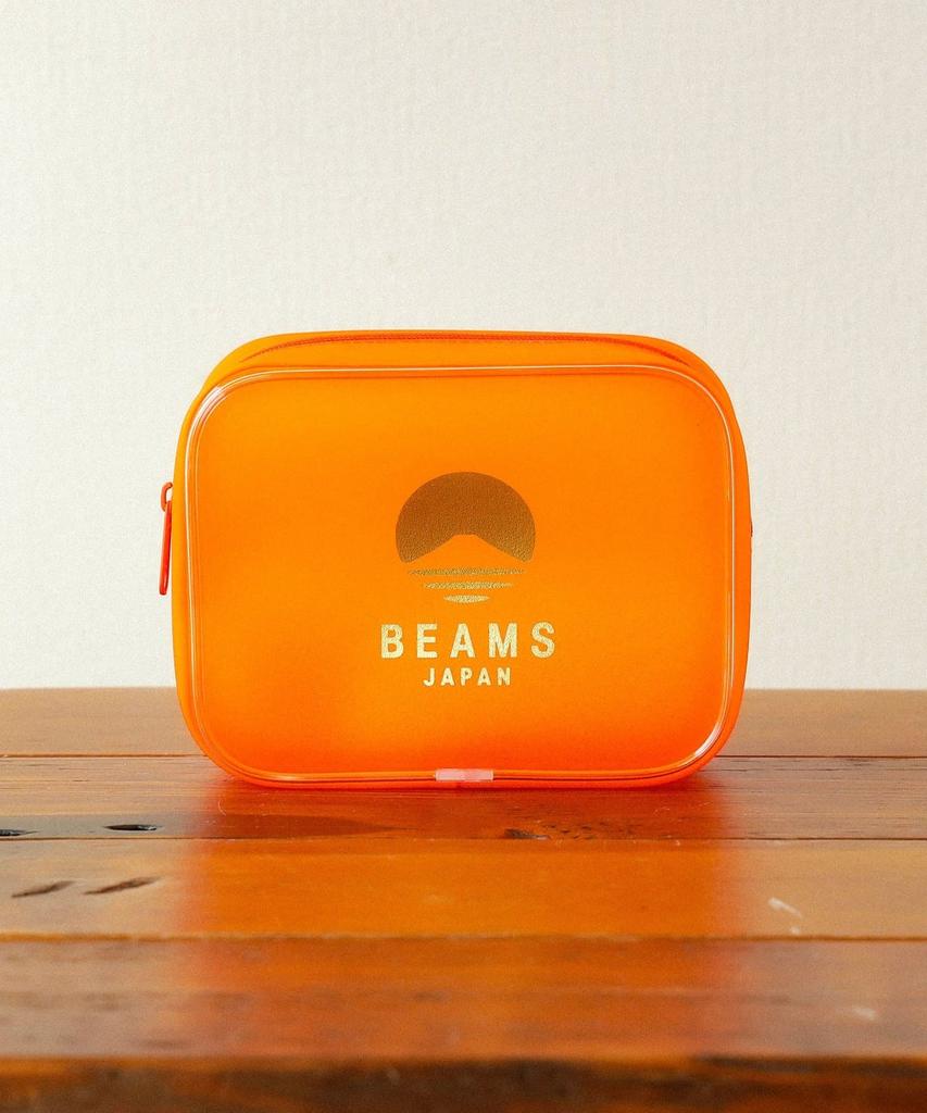 BEAMS JAPAN Сумка-косметичка с логотипом Misty Layer Прозрачный органайзер для косметики Япония