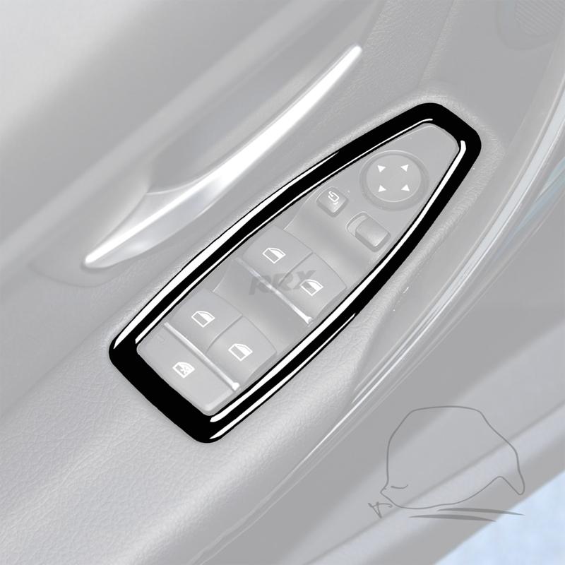 For BMW 3 Series F30 F34 2013 2014 2015 2016 Demisting Air Outlet Cover Parts Soft Piano Black Sticker Car Interior Accessories