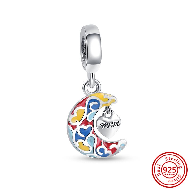 Новый S925 стерлингового серебра розовый скутер бабочка цветок дерево сердце астронавт бусины подходят оригинальный браслет-подвеска DIY ювелирные изделия