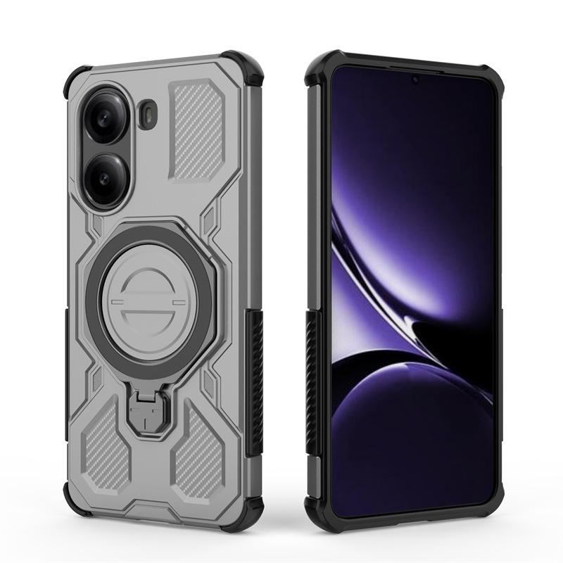 Совместимый с чехлом для телефона Xiaomi POCO X7 Pro, подставка 360, ударопрочный защитный чехол для Xiaomi POCO F8 Ultra