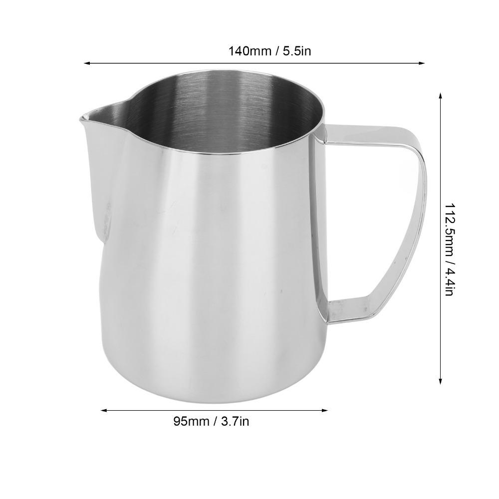 24oz Steaming Pitcher Stainless Steel Milk Frothing Pitcher Coffee Latte Art Milk Frother Maker