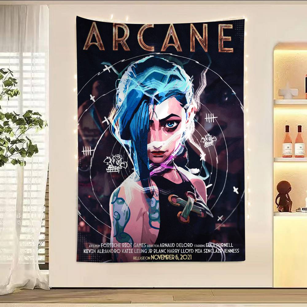 AArcane LLOL Classic Animation Cartoon Tapestry Wall Hanging Decoration Household Home Decor