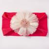 Hot-selling new baby headband cute mesh flower baby jacquard headscarf comfortable children's jewelry