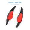 Carbon Fiber Steering Wheel Paddle Shifter Extension Gear Shift Trims For BMW 2 3 4 5 6 7 8 Series X3 X4 X5 X6 X7 G20 G30