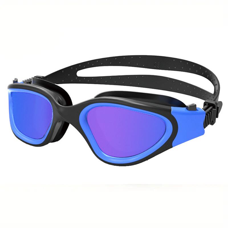 Взрослые противотуманные линзы с защитой от ультрафиолета, мужские и женские очки для плавания, водонепроницаемые регулируемые силиконовые прозрачные линзы, очки для плавания для взрослых