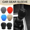 Silicone Car Gear Shift Knob Silicone Cover Protect Dustproof Nonslip Sleeve WaterProof Lev Z9L5