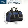 11 Inch Multifunctional Electrician Tool Bag, Thickened Large‑Capacity Waterproof Wear‑Resistant Multi‑Pocket Storage Carry Bag