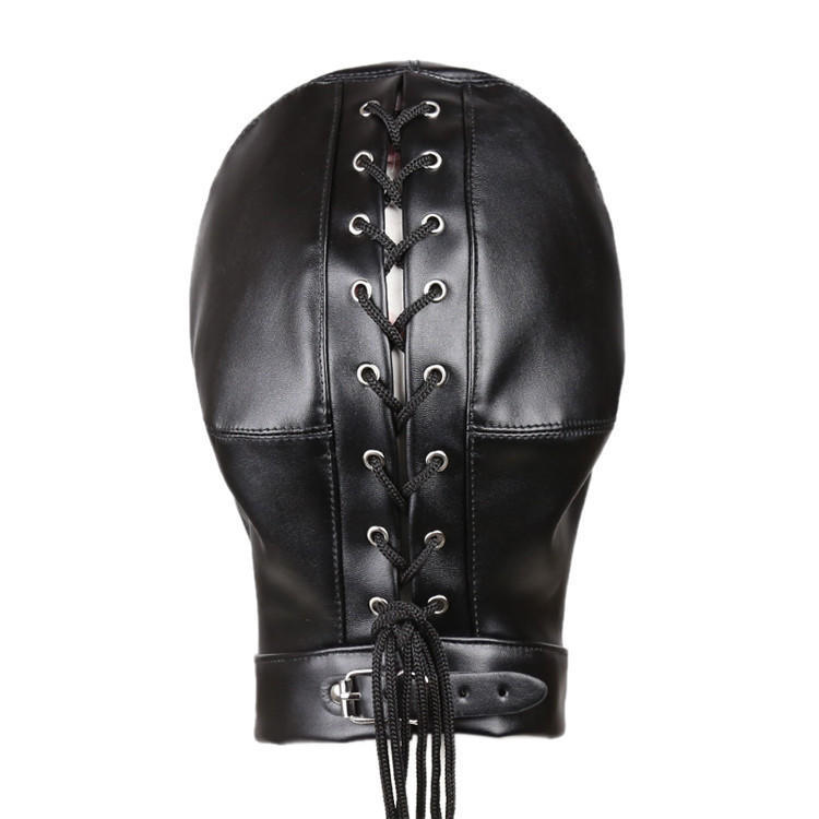 BDSM Sex Mask Adult Toys Fetish Sex Toy Slave Headgearleather Head Covering