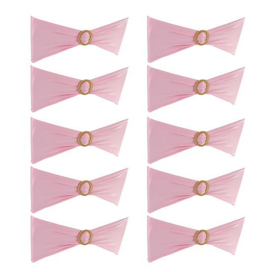 10 шт. Эластичные ленты на спинку стула, завязки для стульев, банты с пряжкой-слайдером для свадебной вечеринки, отелей, банкетного оформления