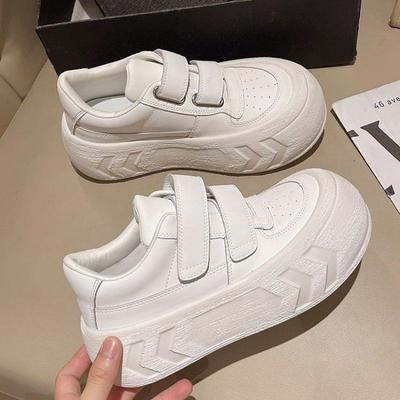 Туфли на платформе, спортивные кроссовки, модная дышащая женская обувь, однотонная, для фитнеса, ходьбы, повседневная обувь