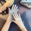 Летние дышащие хлопковые перчатки с защитой от солнца для езды на велосипеде и вождения Женские
