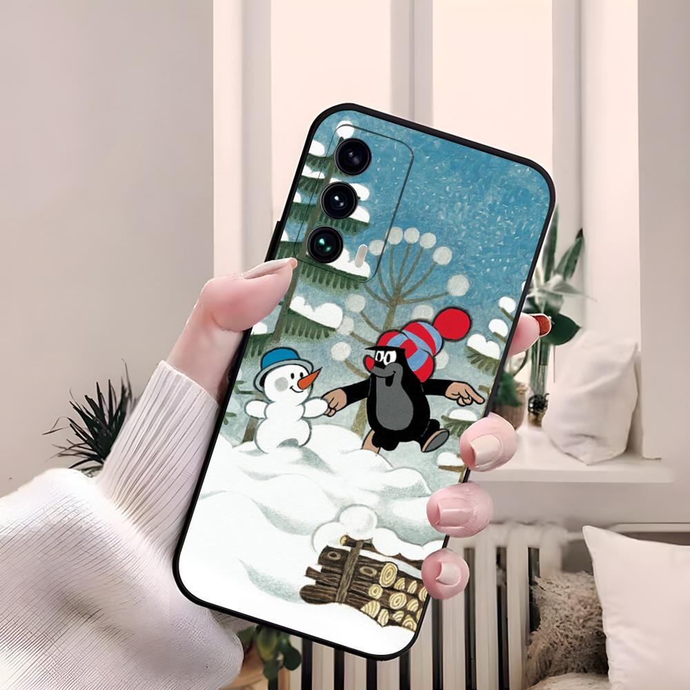 Anime Krtek Phone Case For Samsung S26 S25 Edge S24 S23 S22 S21 S20 Ultra Plus Fe A55 56 15 4G 5G Galaxy Silicon Cover
