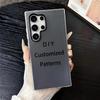 Индивидуальные узоры DIY Чехол для телефона для Samsung Galaxy S25 S24 S23 Ultra, Прозрачный гелевый чехол Мягкий ТПУ Защита от падения