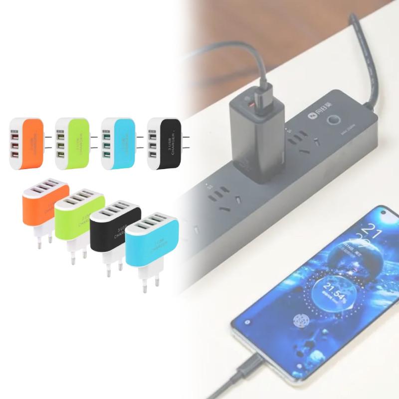 Светодиодное USB-зарядное устройство для смартфонов со светящимся индикатором и мощностью 5 Вт для путешествий и офиса
