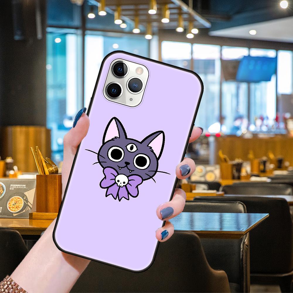 Чехол для телефона Apple IPhone 13 12 11 Mini Pro MAX SE X XS XR 8 7 6 S Plus черный чехол Hoesjes Art Prime Soft Goth Skeleton