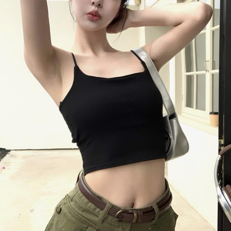 Летний женский жилет Design Sense Camisole Vest Модная женская уличная одежда для девочек Топы-майки