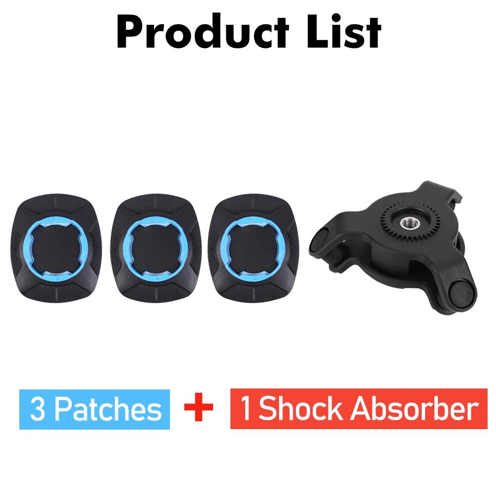 Motorcycle Bike Phone Holder Stand Bicycle Quad Lock Phone Holder Bike Holder 360° Rotatable Navigation Support Security Bracket