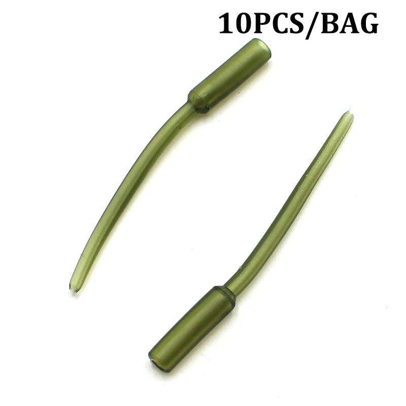 10 шт., фидер, рыболовные снасти, мягкие линейные рыболовные снасти со вставкой, рукава с защитой от запутывания, грубые рыболовные снасти для карпа