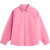 Lining Sports Casual Simple Solid Color Long Sleeve Shirt Unisex Shirts Pink ASHV027-2